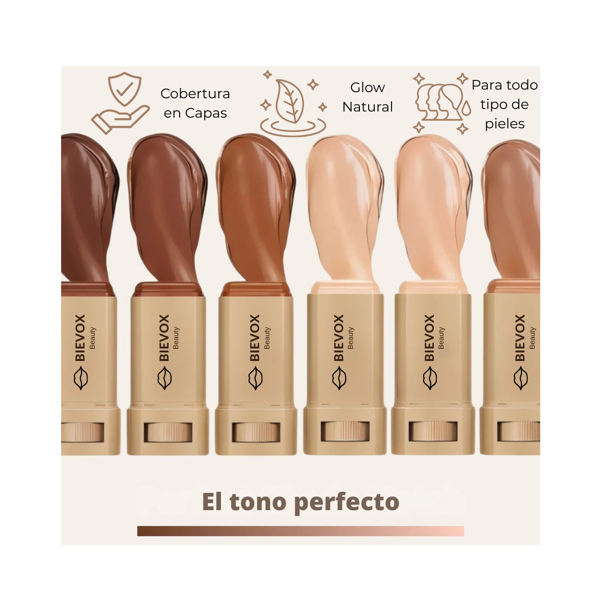 Despídete del tono incorrecto con Bálsamo-Bievox